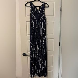Large V-Neck Maxi Dress
